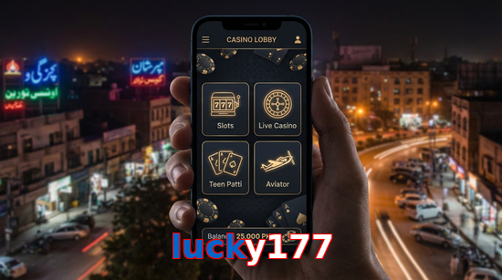 Main screen of Lucky177 app page for PK players